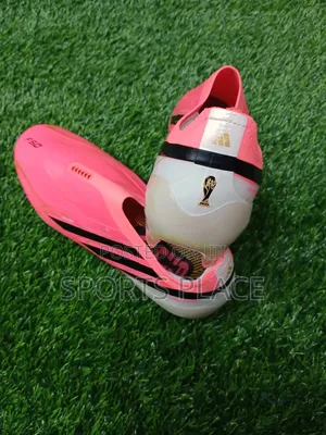Pink F50 World Cup Football Boots - Laceless Cleats for Kids