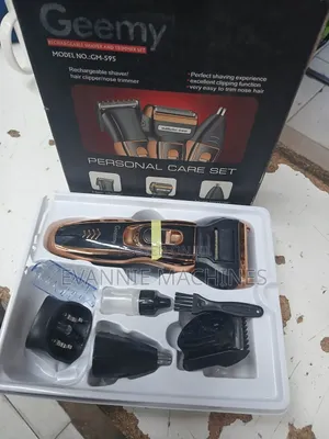 Geemy GM-595 3-in-1 Rechargeable Shaver and Trimmer