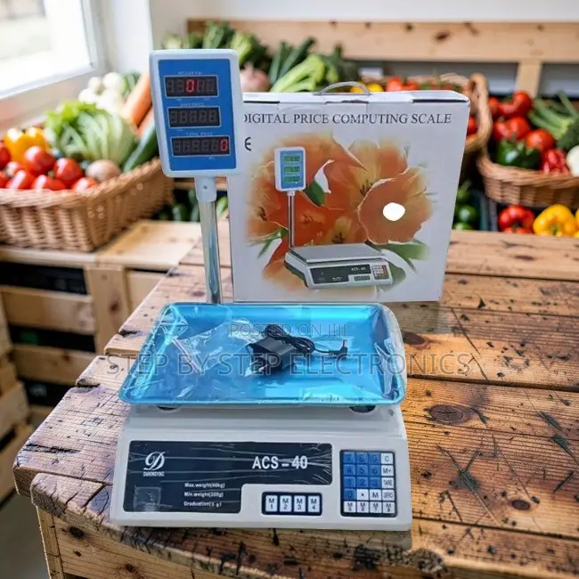 Efficient Retail ACS 40 Digital Weighing Scale With Stable Platform