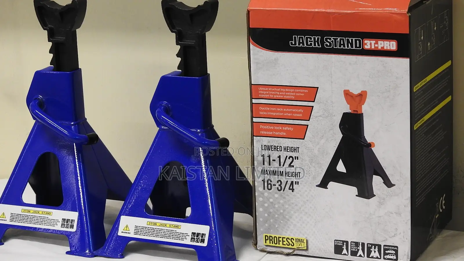 Heavy-Duty 3 Ton Axle Stands – Built for Heavy Vehicles