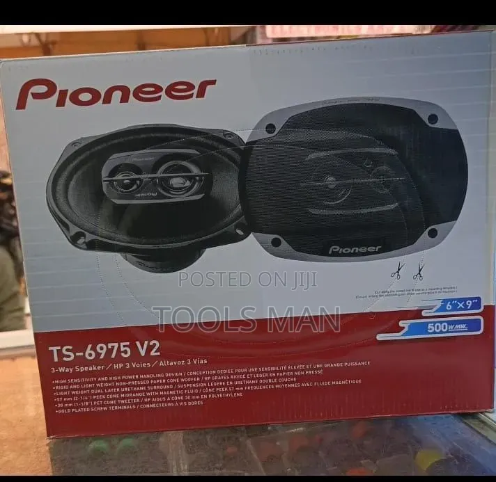 Pioneer TS-6975V2 500W 3-Way Car Speakers.