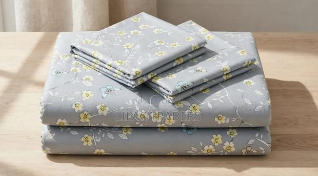 Quality 4Pcs Bedsheets With Pillowcases – 6×7 Bro - main view