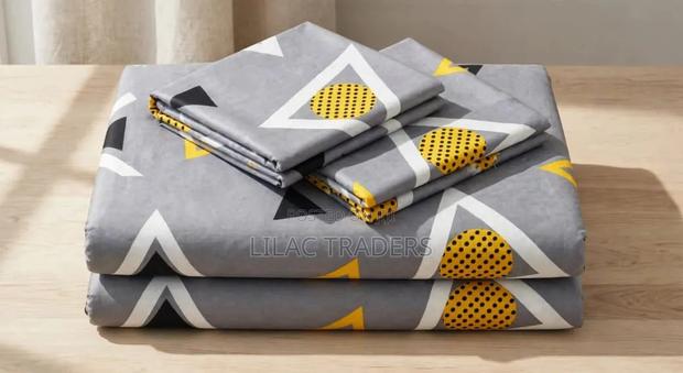 Quality 4Pcs Bedsheets With Pillowcases – 6×7 Bro - thumbnail 2