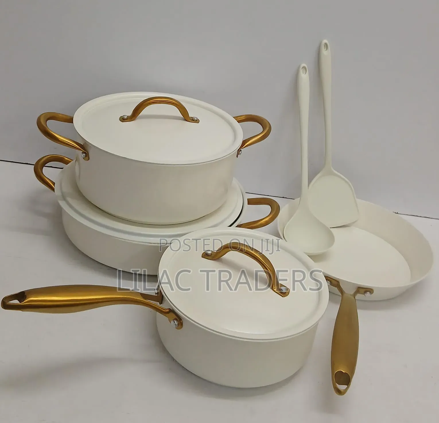12PCS Heavy Duty SFE Cookware Set – Pots, Fry Pan Accessories Alp