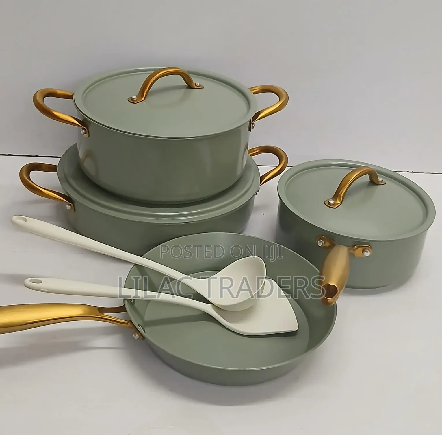 Premium 12PCS SFE Cooking Pot Set | Gas Induction Ready Alp