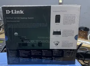 D-Link 16-Port 10/100 Desktop Switch (DES-1016A).