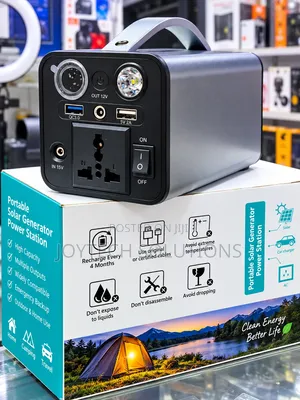 150 Watts Portable Solar Power Station – Emergency Backup