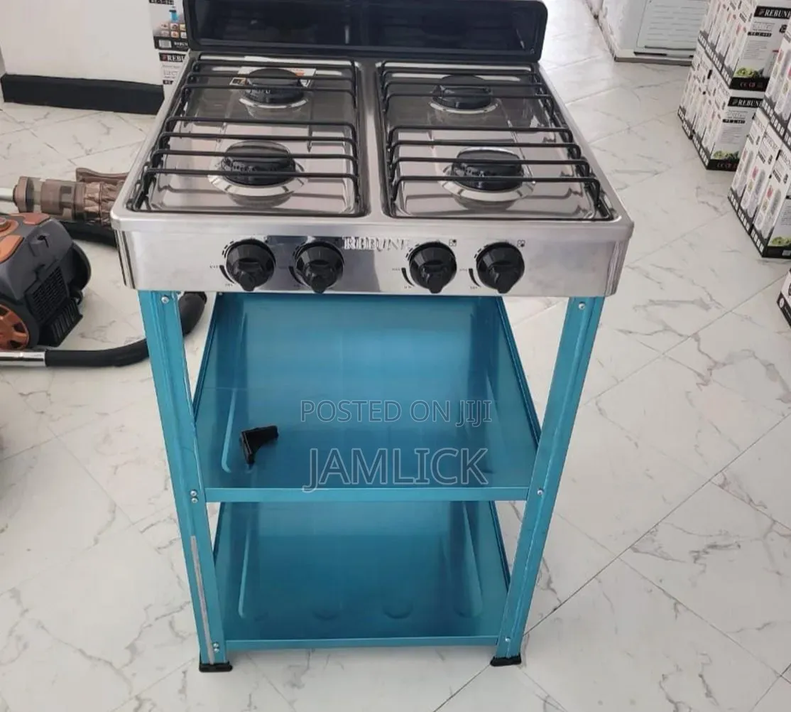 Rebune 4 Gas Cooker With Stand RE-4-066 - AB