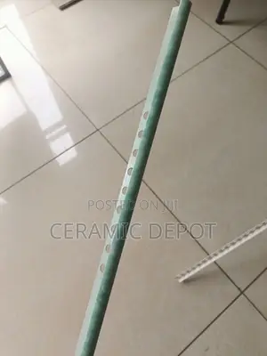 PVC Tile Corner Stripe Marble C013 Green -Bundle of 100pcs 2.4M