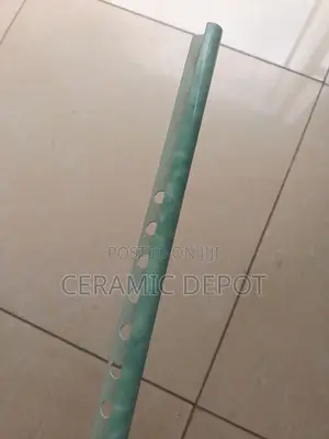 PVC Tile Corner Stripe Marble C013 Green -Bundle of 100pcs 2.4M