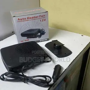 Black Portable SJ-006 200W 12V Car Heating Fan Auto Defogger