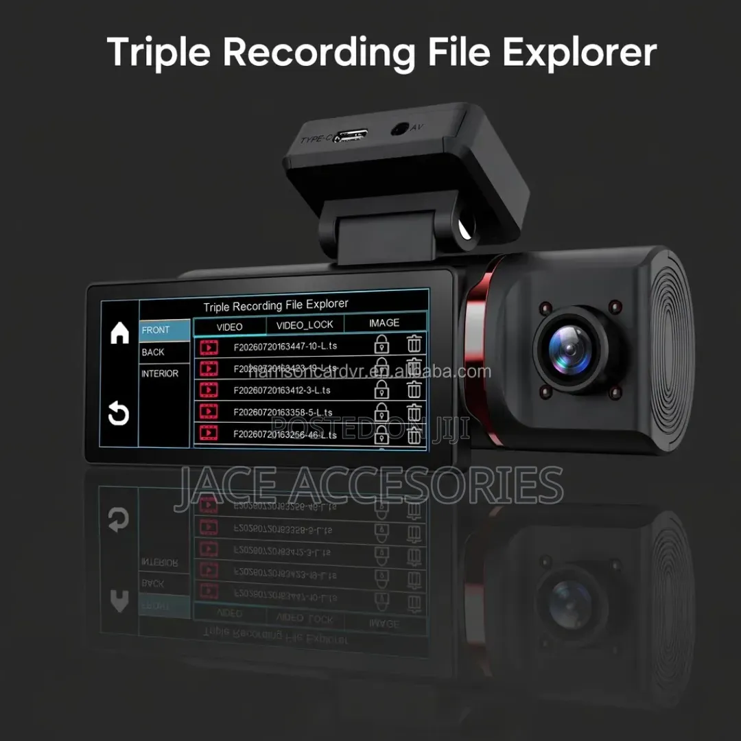 DVR Dashcam 4g 3 Way