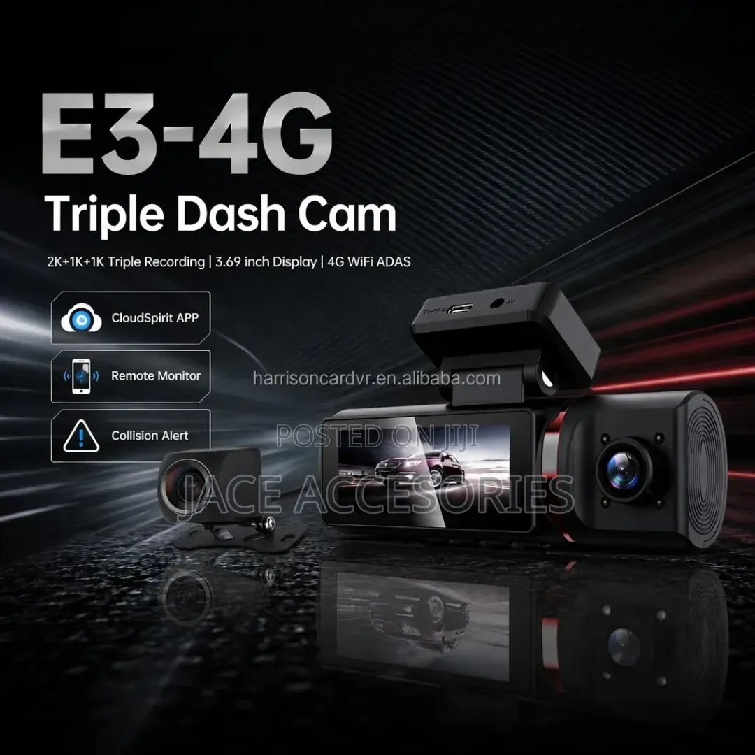 DVR Dashcam 4g 3 Way