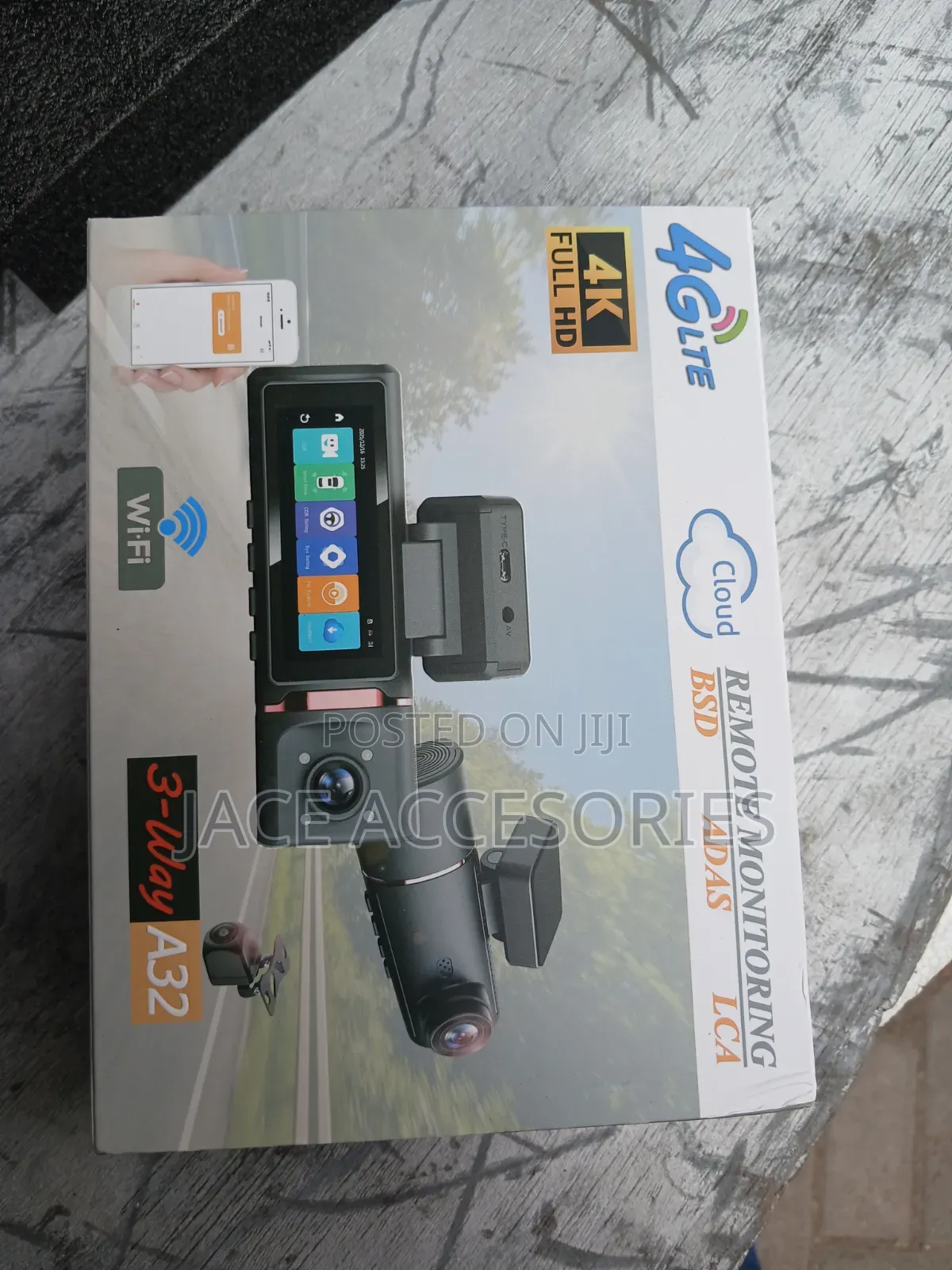 3 Way 4g Dashcamera Black Box