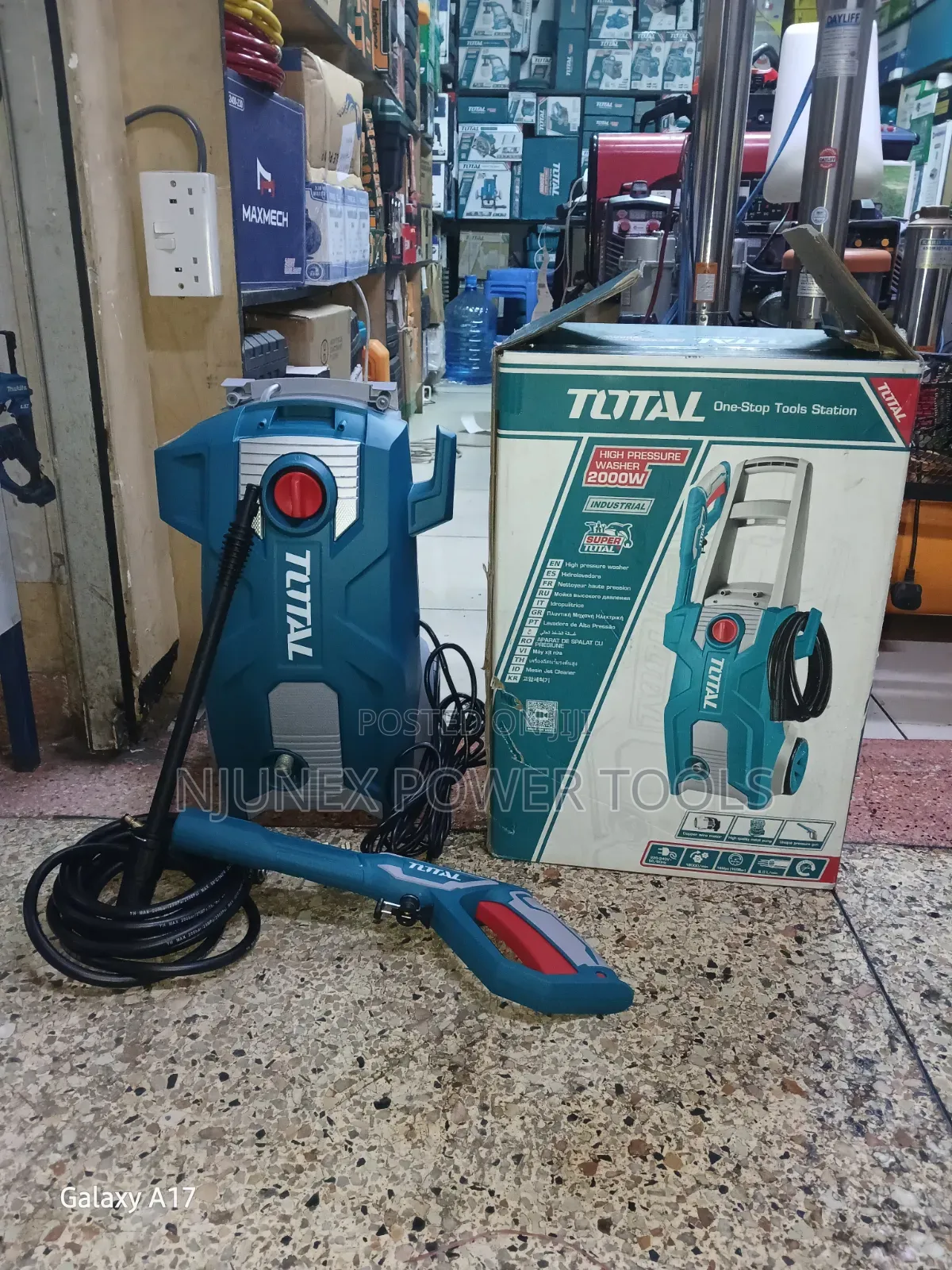 TOTAL 160Bar High Pressure Washer - 2000W (Model TGT11376),
