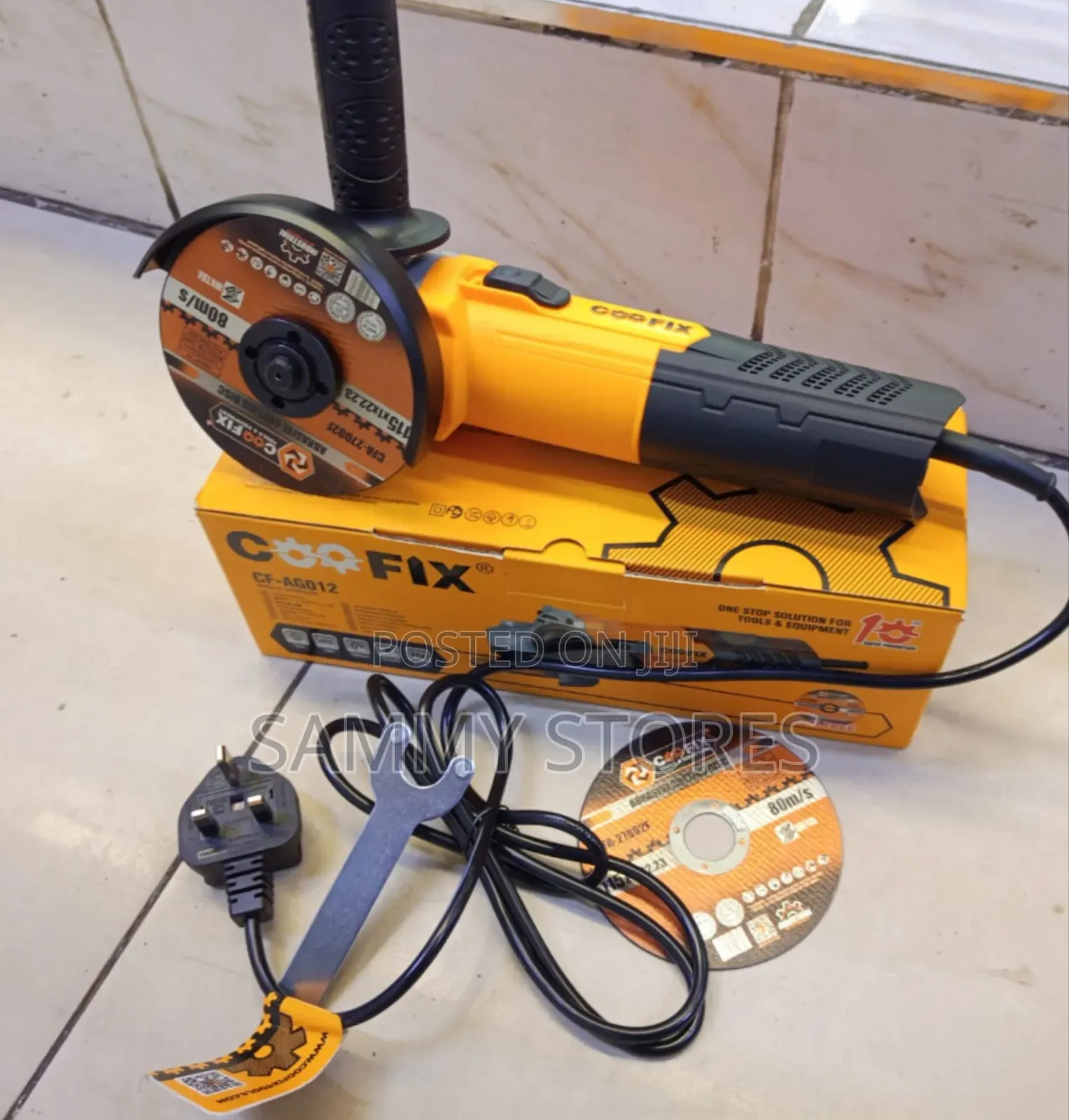 Coofix Heavy Duty Angle Grinder – Metal, Stone Masonry Cutting Tool