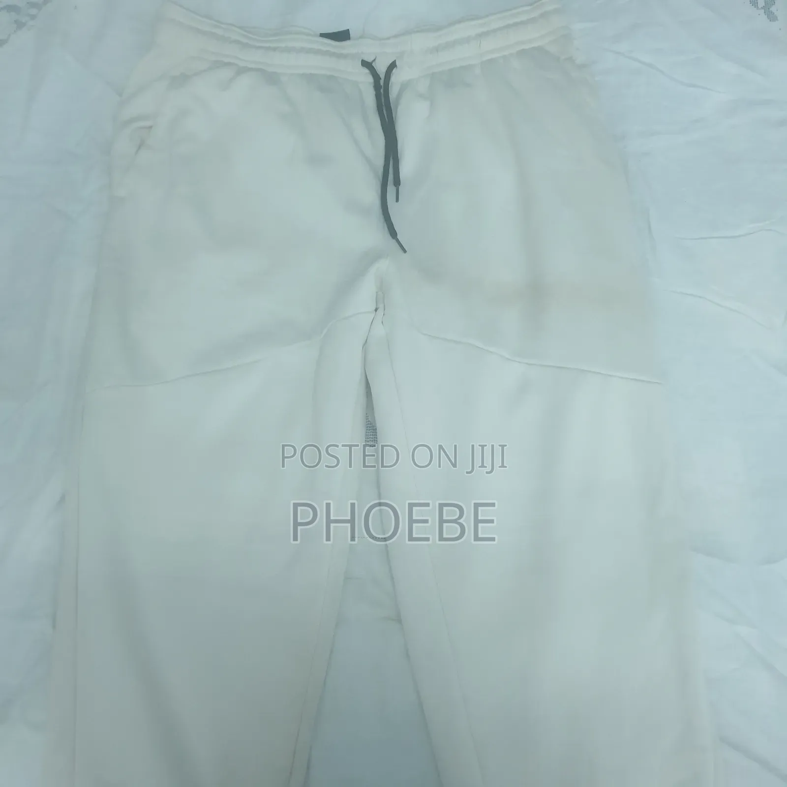 HEAD Fleece Joggers / Sweatpants – White (Size XL - Unisex)