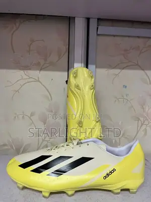 White Yellow Adidas Football Boots 40-45