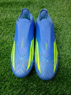Adidas Hyperfast Baby Blue Laceless Soccer Boots