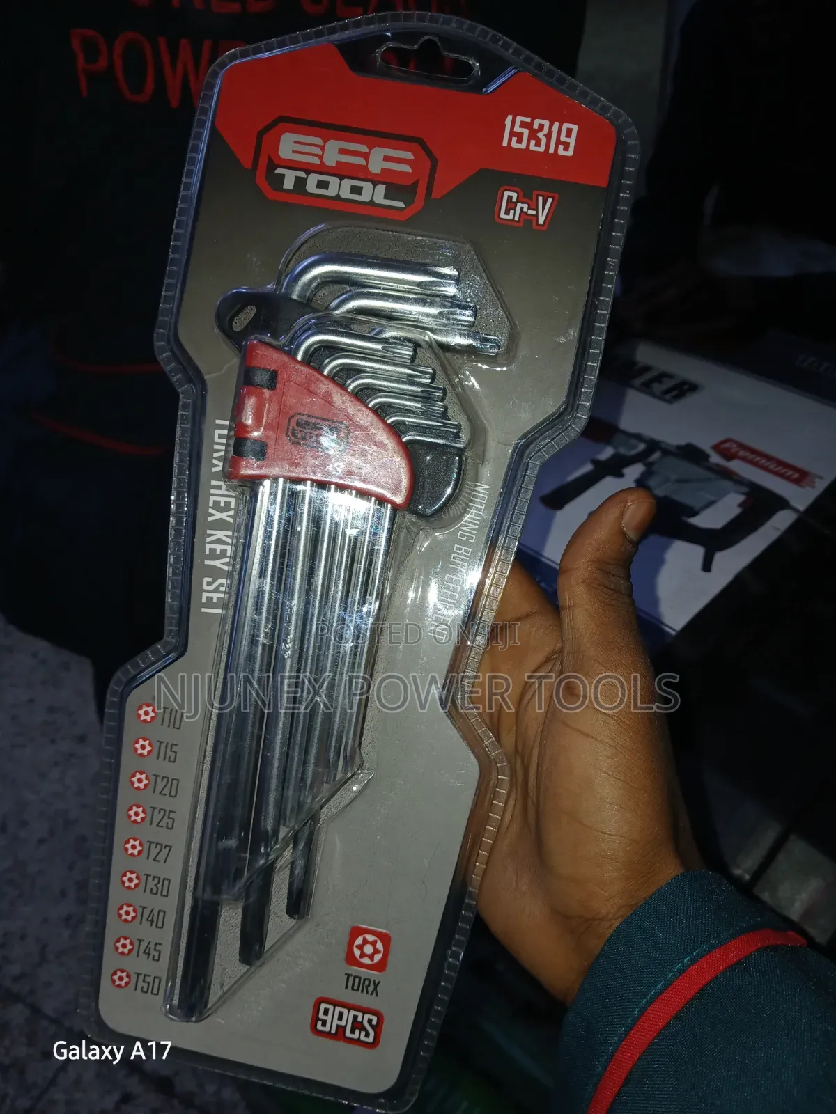 Eff Tool 9-Piece Torx Extra-Long Arm Hex Key Set (Model 15319)