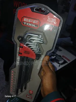 Eff Tool 9-Piece Torx Extra-Long Arm Hex Key Set (Model 15319)