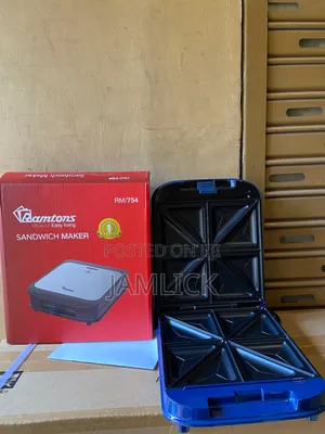 Black Ramtons 4-Slice Sandwich Maker - Ab