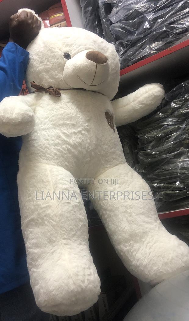Perfect Gift 100cm White Teddy Bear - main view