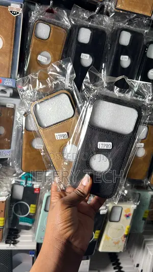 Leather iPhone 17 Pro Case a Distinct Circular to the Apple Logo