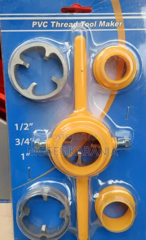 PVC Thread Cutting Tool for Pipe Installation and Repairs