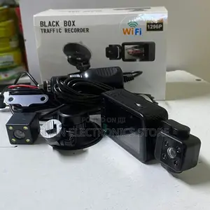 3 Channel Car Camera Black Box DVR 3 Lens Dash Cam 1269P