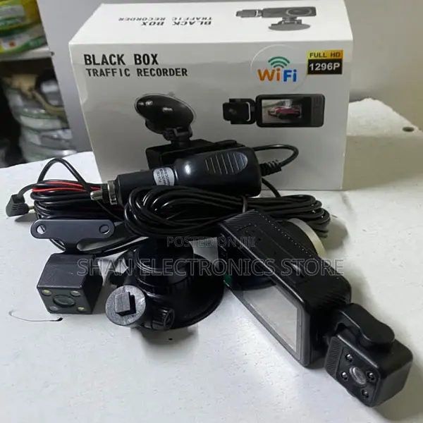 3 Channel Car Camera Black Box DVR 3 Lens Dash Cam 1269P