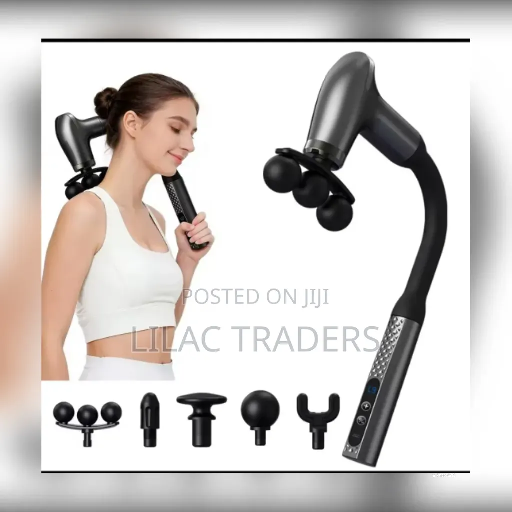 Electric Massage Gun With Long Handle