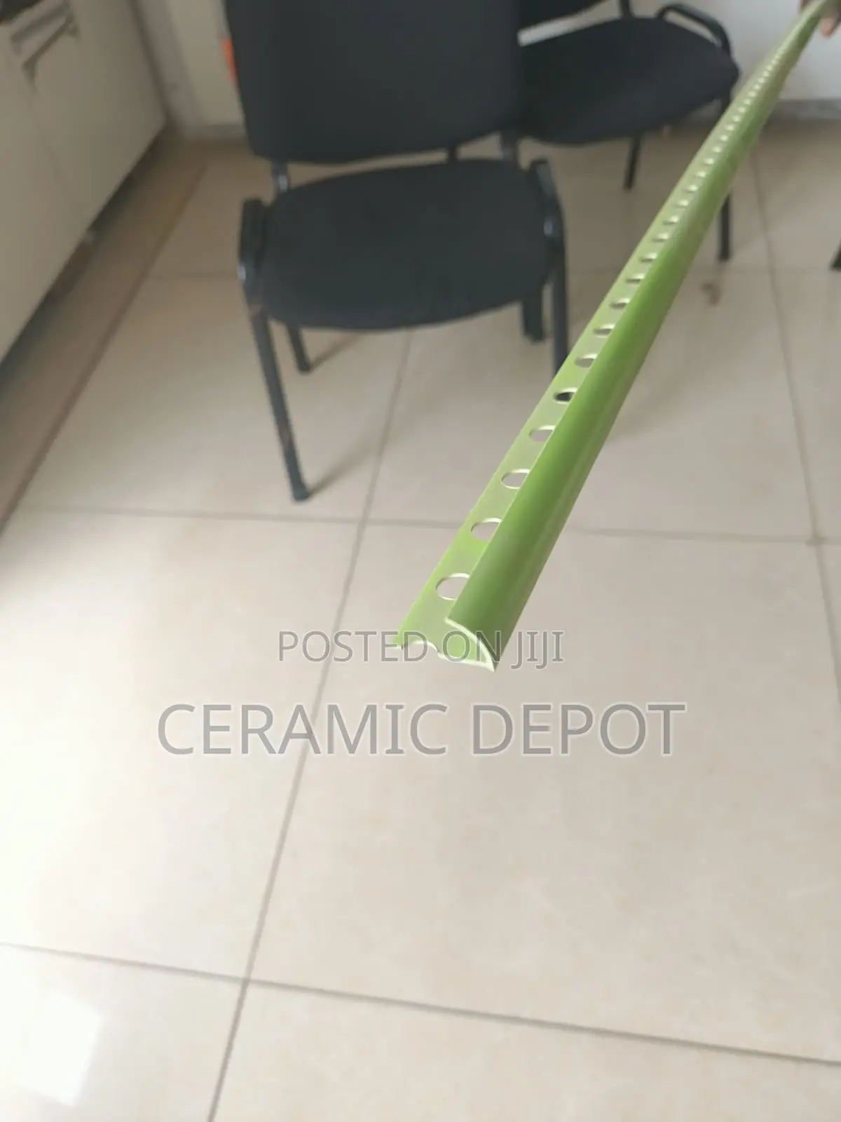 PVC Tile Corner Strip Light Green Sc06 -2.4m