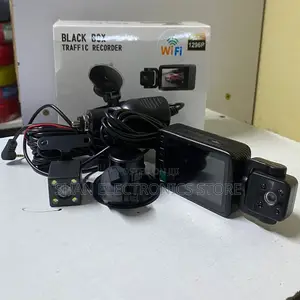 Triple Lens Dashboard Camera With Wifi Functionality