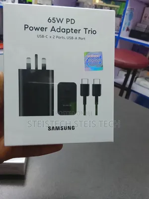 Samsung 65w Pd Power Adapter Trio-USB-C*2 Ports ,USB -a Port