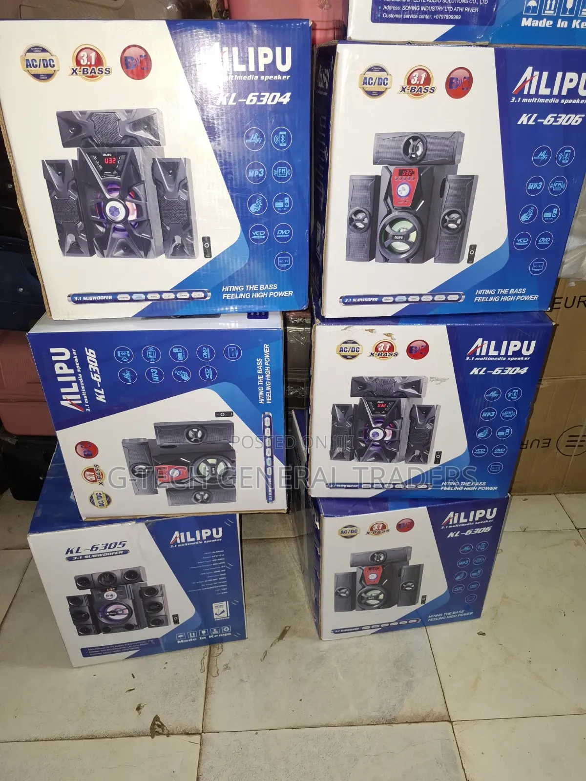 Ailipu 3.1 Multimediaspeaker Speaker System With Bluetooth