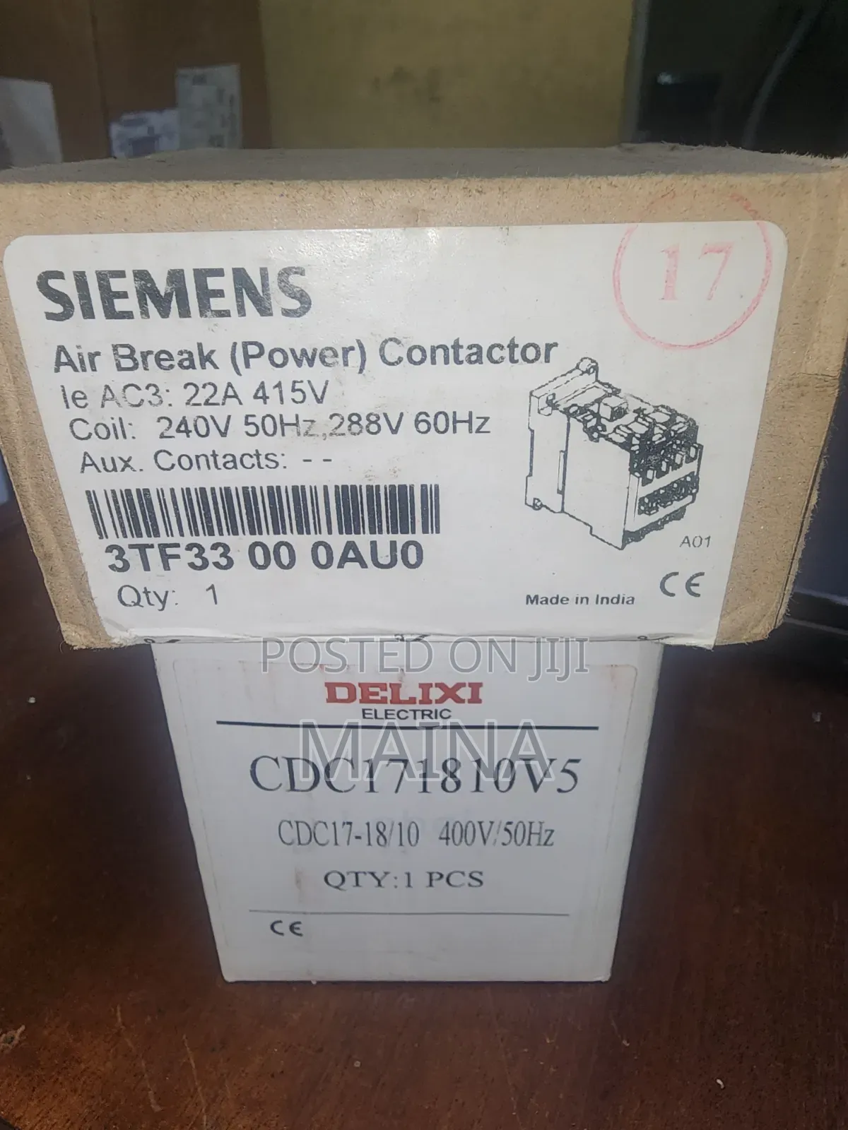 110v,240v,400v Contactors