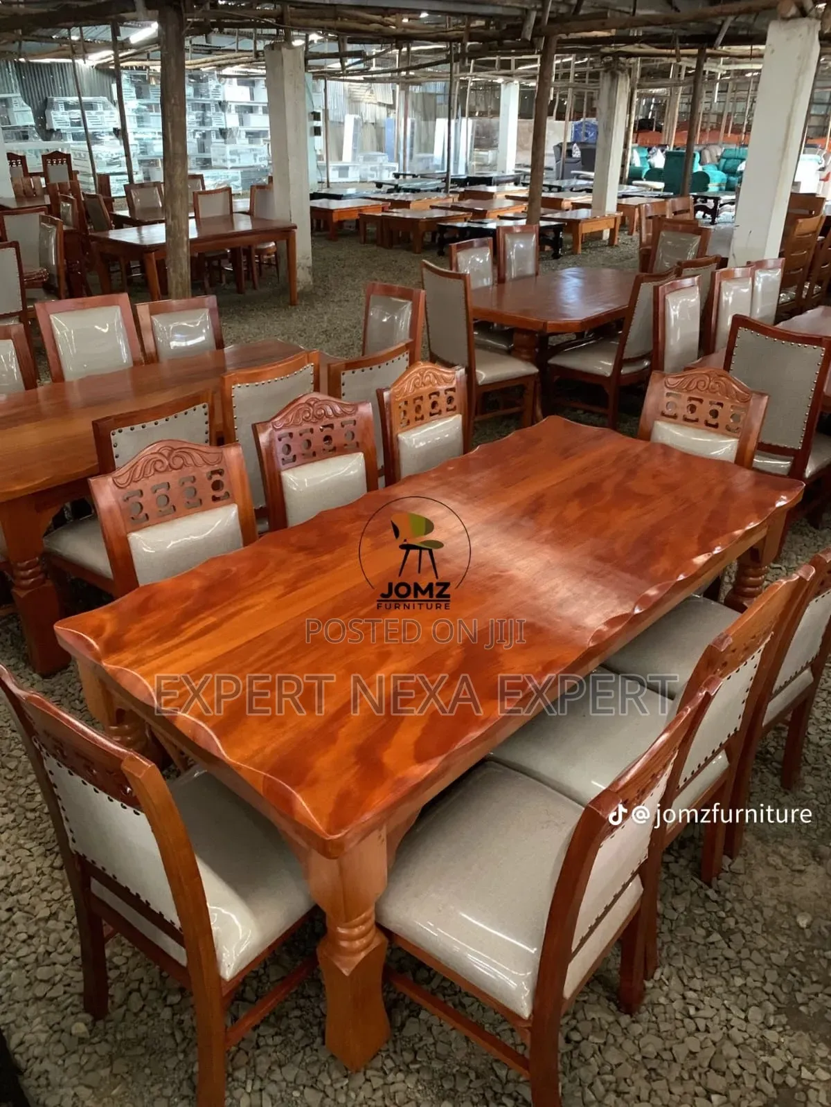Solid Dinning Table Set 8 Seater
