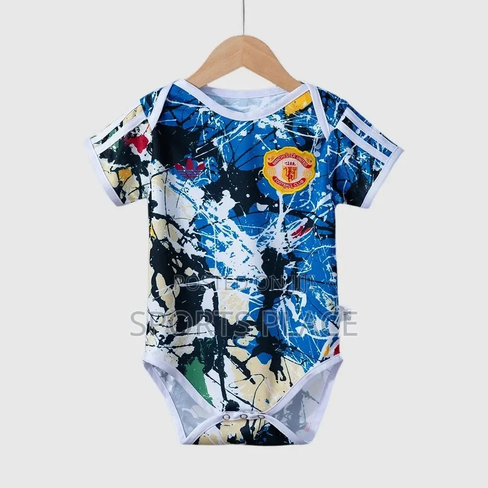 Manchester United Stone Roses Baby Romper