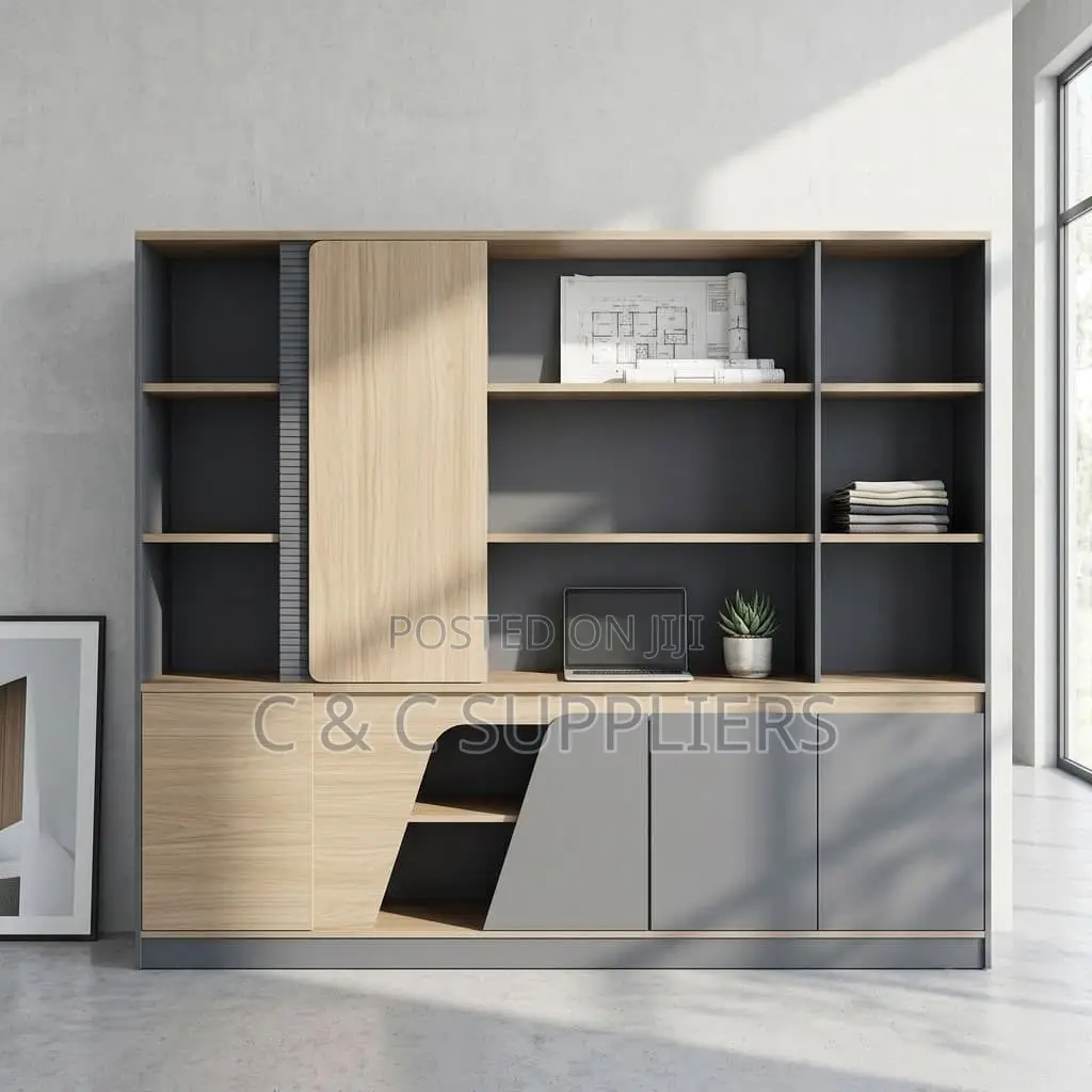 Executive Brown Wall File Unit.