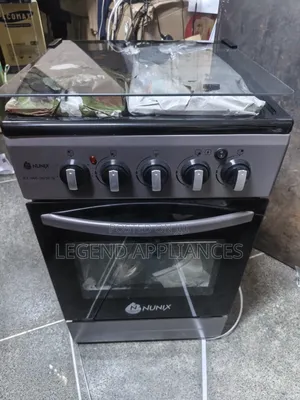 Nunix Standing Cooker – 3 Gas + 1 Electric Plate,Electric Oven