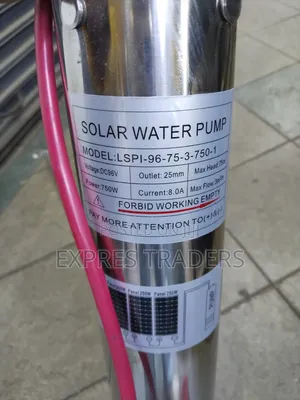 750W Solar Water Pump (DC 96V | 75m Max Head)