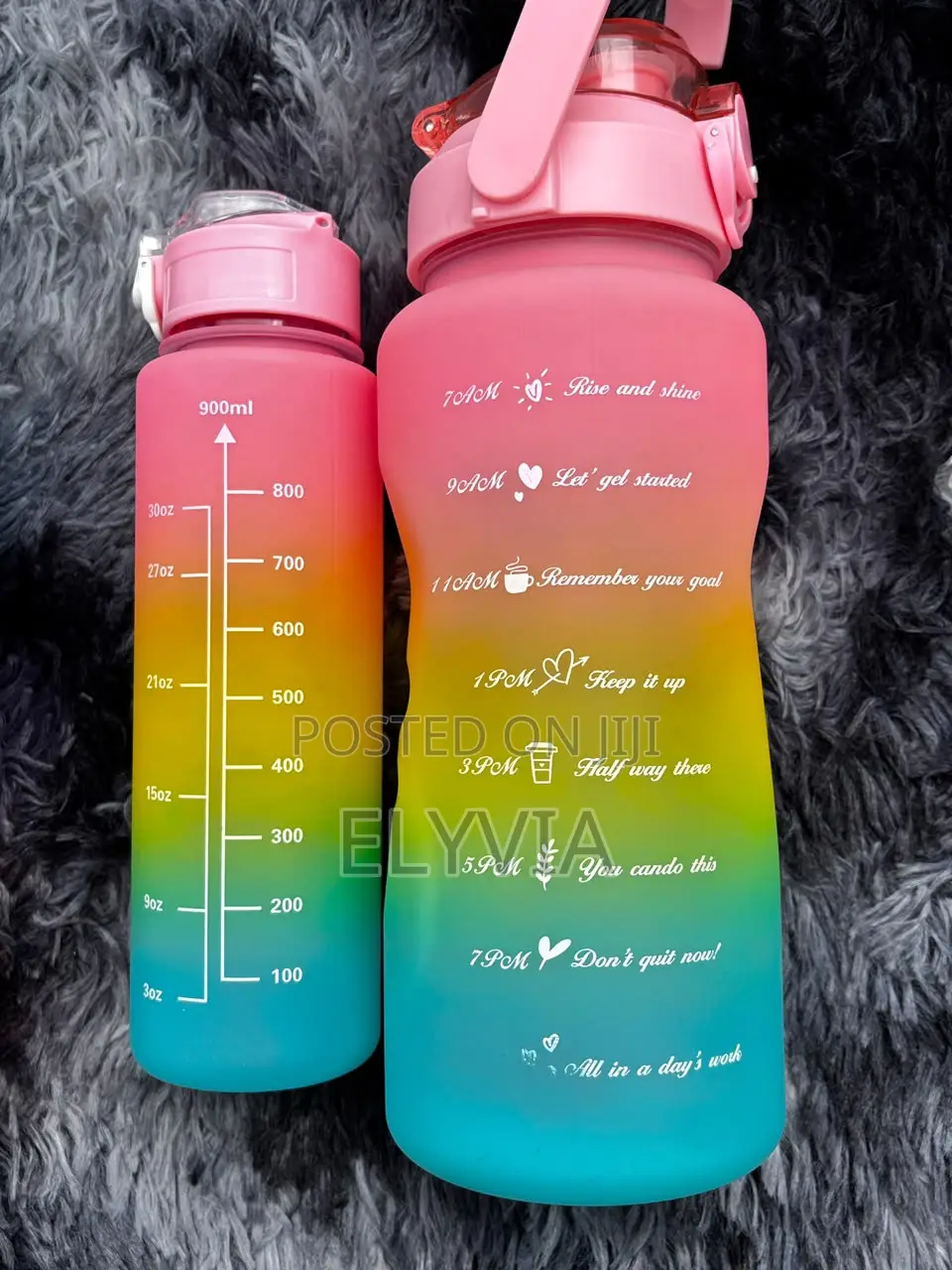Multi-Colored 2in1Water Bottle