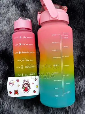 Multi-Colored 2in1Water Bottle