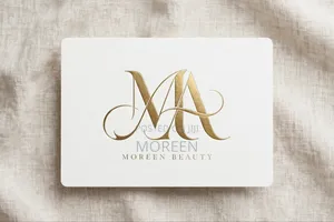 Elegant MA Gold Logo - Luxury Beauty Boutique Monogram Design