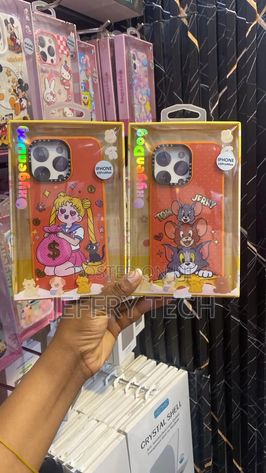 Cartoon iPhone 17 Pro Cases Colorful of Mickey Mouse and Hello Kitty