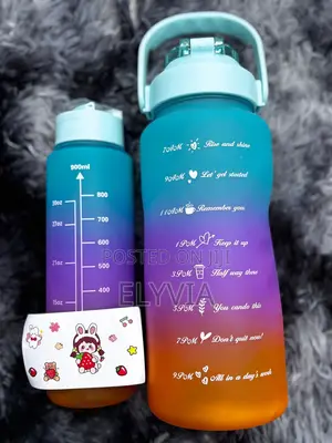 Motivational 2-in-1 Bottle