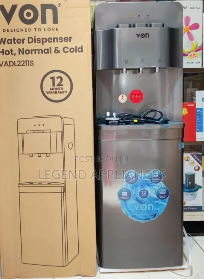 Von Water Dispenser 2211S Hot ,Cold and Normal Water