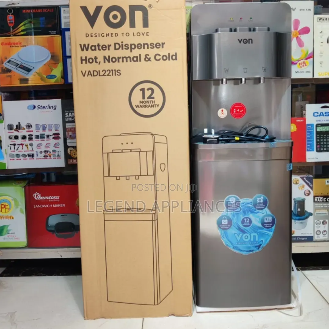 Von Water Dispenser 2211S Hot ,Cold and Normal Water