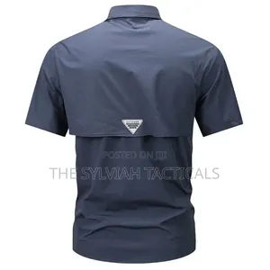Outdoor Tactical Breathable Waterproof Spandex Short Sleeve Shirt